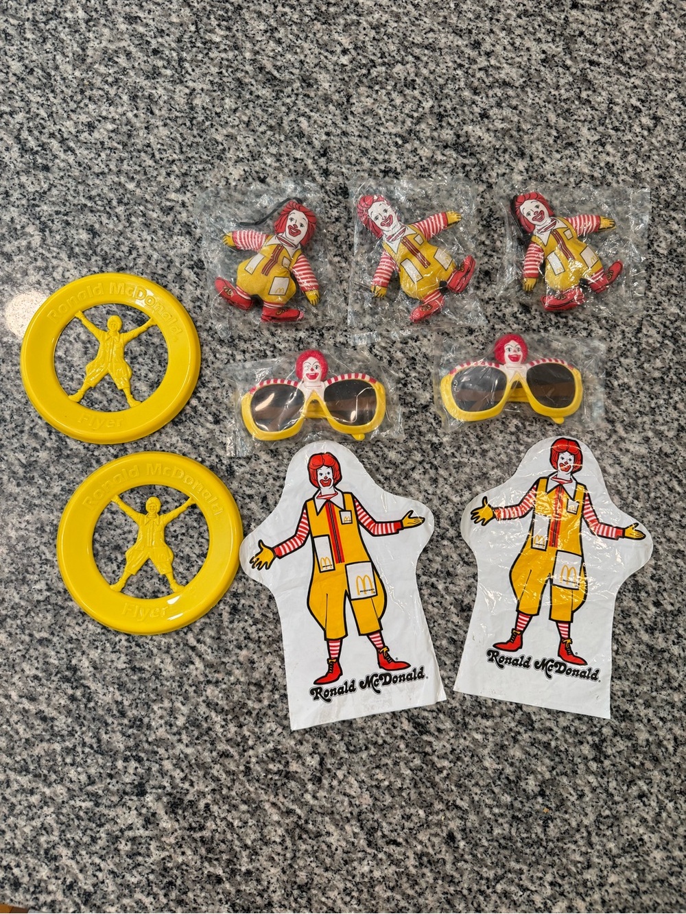 1980’s Ronald McDonald original packaging toy set